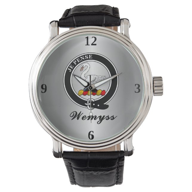 Wemyss Klan Badge-Personlig Armbandsur (Framsida)