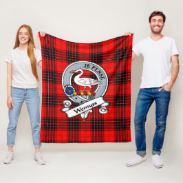 Wemyss Modern Klan Badge Tartan Play Fleecefilt