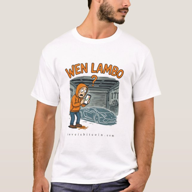 WEN LAMBO - Bitcoin T-Shirt (Framsida)