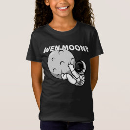 Wen Måne? - Funny Crypto Astronaut Meme T Shirt