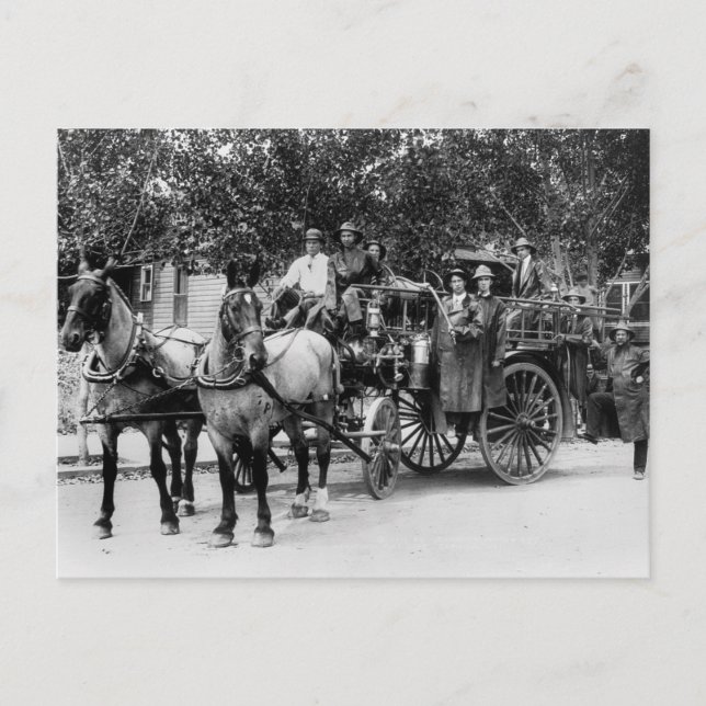 Wenatchee Fire Dept, 1911 Vykort (Framsida)