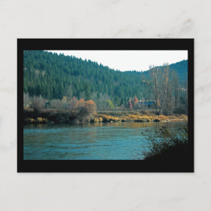 Wenatchee River, Leavenworth WA Mini Print Vykort