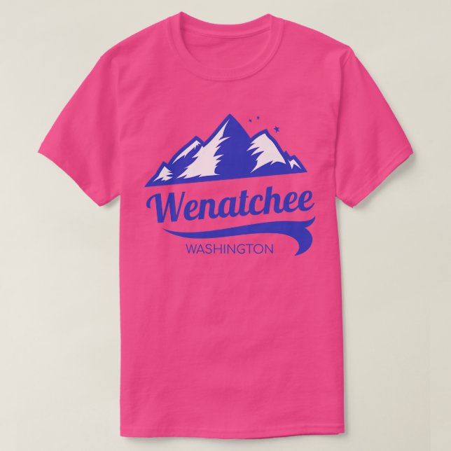 Wenatchee Uppdrag Ridge ski Washington 1 T Shirt (Design framsida)