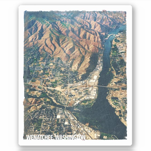Wenatchee, WA Klistermärken (Framsida)