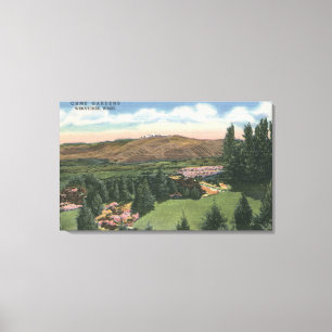 Wenatchee WashingtonView av Ohme arbeta i Canvastryck
