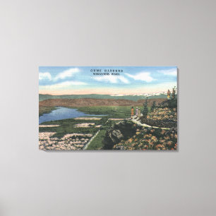 Wenatchee WashingtonView av Ohme arbeta i Canvastryck