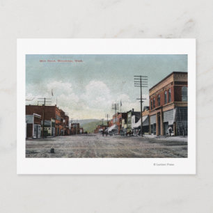 Wenatchee, WashingtonView of Main Street Vykort