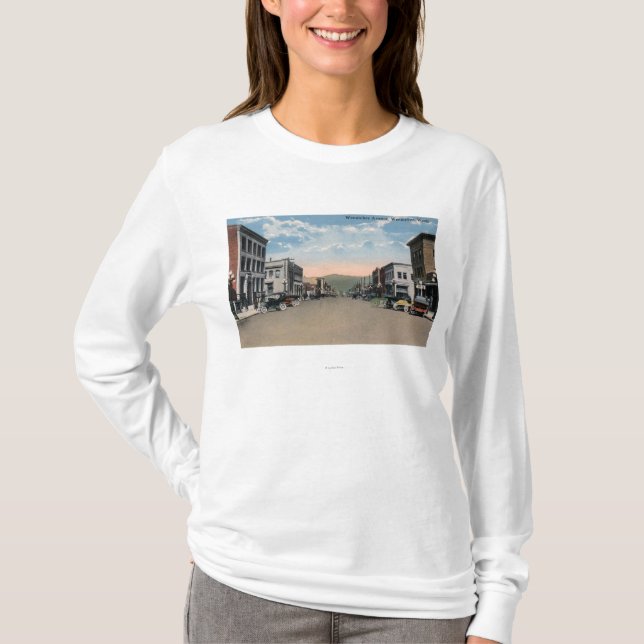 Wenatchee WashingtonWenatchee avenyplats nr. 2 T-shirt (Framsida)