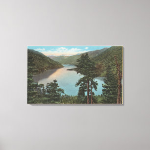 Wenatchee WAView av sjön Chelan Canvastryck