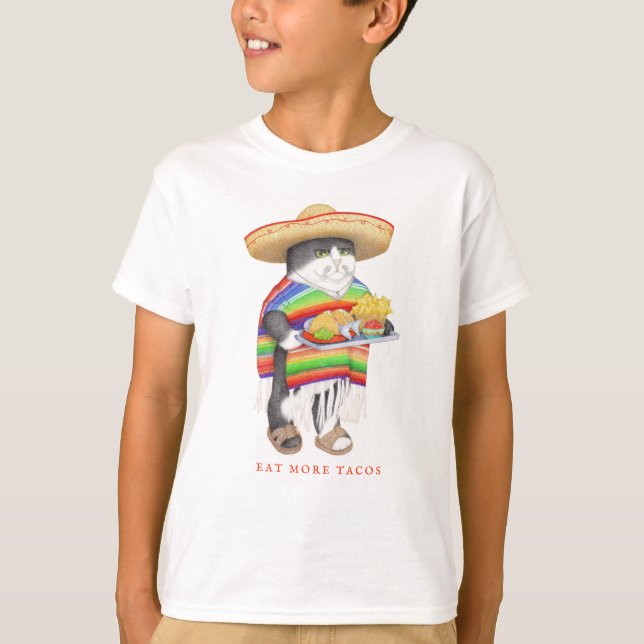 WENDELITO äter fler tacos Kids T-Shirt (Framsida)