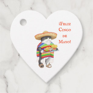 WENDELITO Cinco de Mayo hjärtfavoritmarkörer Gåvor Etiketter