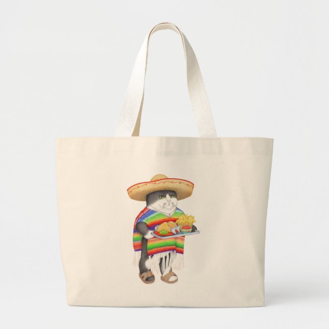 WENDELITO Jumbo Tote Bag Jumbo Tygkasse (Framsidan)