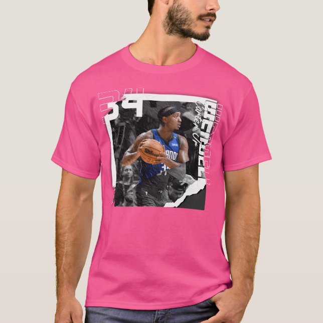 Wendell Carter Jr Basketball Art Magic 4 T Shirt (Framsida)