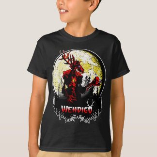 Wendigo, New Monster Skinwalker Cryptid Evil Horro T Shirt