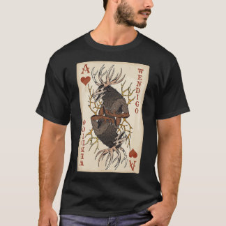 Wendigo - Original Cryptid-uppspelningskortets Tar T Shirt