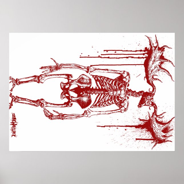 Wendigo Skeleton #2 Poster (Framsidan)