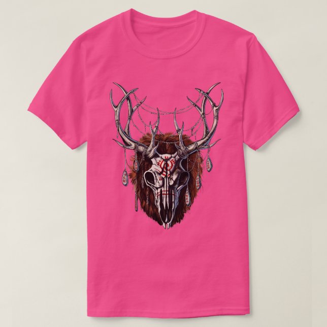 Wendigo Skull T Shirt (Design framsida)