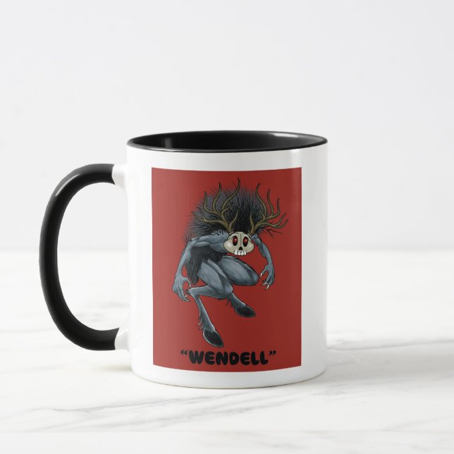 Wendigo "Wendell" Cryptid-kaffe mugg (Vänster)