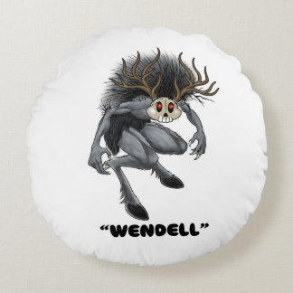 Wendigo "Wendell" Cryptid Rund Kudde