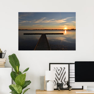 Wendouree Twilight Tranquilitet Poster