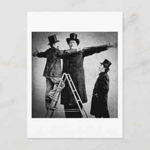 Wendt Cabinet Card Giant Circus Freak Sideshow Vykort