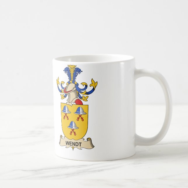 Wendt familjvapensköld kaffemugg (Höger)
