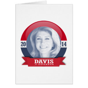 WENDY DAVIS KAMPANJ HÄLSNINGSKORT