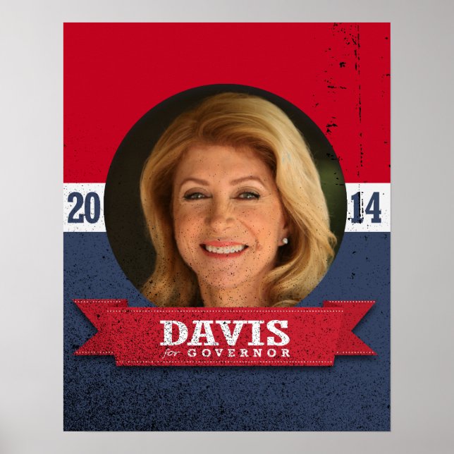 WENDY DAVIS KAMPANJ POSTER (Framsidan)