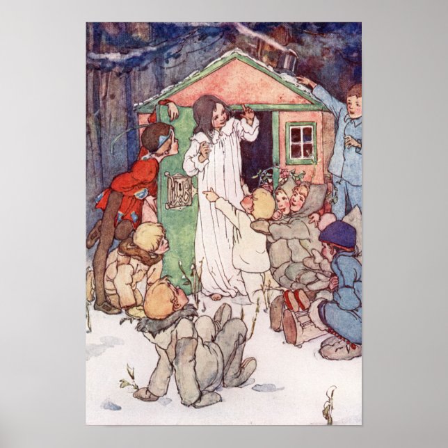 Wendy House and Borttappad Boys by Alice B. Woodwa Poster (Framsidan)
