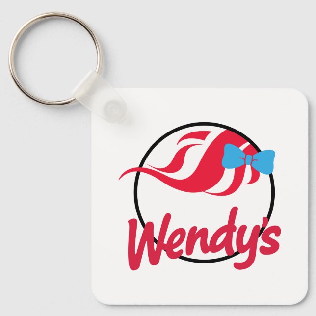 Wendy's logotyp nyckelring (Framsida)