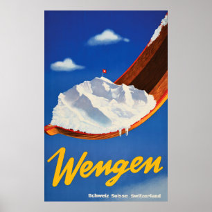 Wengen, Schweiz Poster