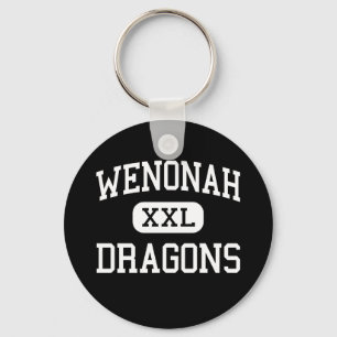 Wenonah - drakar - kick - Birmingham Alabama Nyckelring