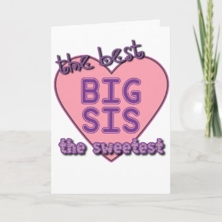 Wenskaart Big Sister Kort