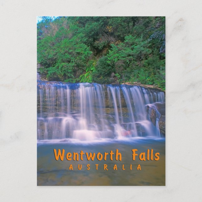 Wentworth Falls, Australien Vykort (Framsida)