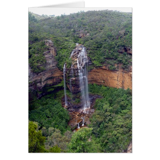 wentworth falls vista hälsningskort (Framsidan)