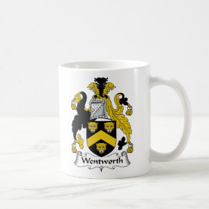 Wentworth familjvapensköld kaffemugg