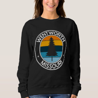 Wentworth Missouri MO USA City Pride Retro Sunset T Shirt