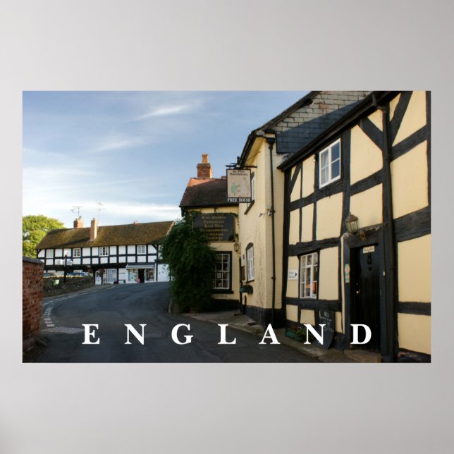 Weobley, England Poster (Framsidan)