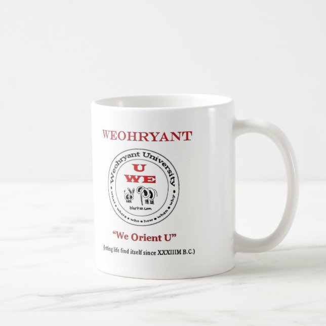 Weohryant universiteten kaffemugg (Höger)