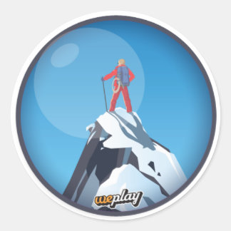 Weplay Props Series 1 - stor ansträngning Runt Klistermärke