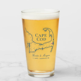 Wequassett Resort Cape Cod Karta Wedding Favor Pin Glaskopp