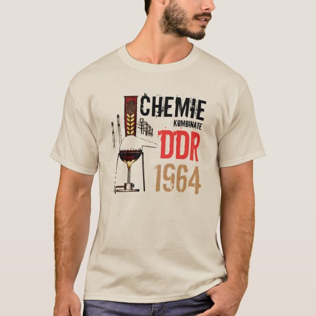 Werbedesign DDR Chemie Tee Shirt (Framsida)