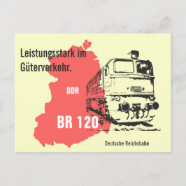 Werbedesign Deutsche Reichsbahn. Baureihe 120. Vykort