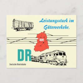 Werbedesign Deutsche Reichsbahn Güterverkehr. Vykort