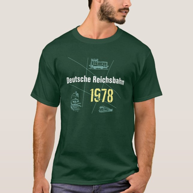 Werbedesign Deutsche Reichsbahn T-shirt (Framsida)