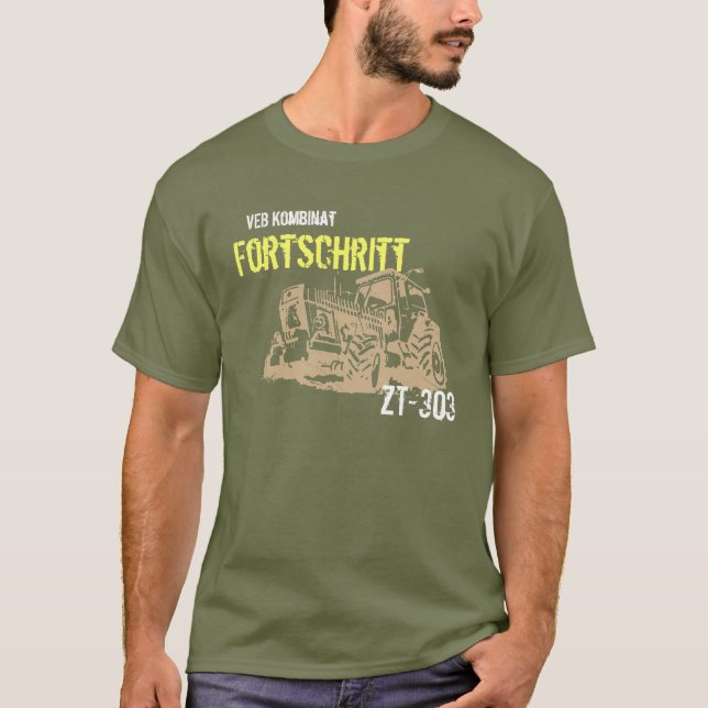 Werbedesign Traktoren DDR Tee Shirt (Framsida)
