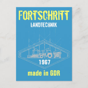 Werbung DDR Landtechnik Vykort