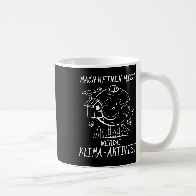 Werde Klimaaktivist Klimatjorden Global uppvärmnin Kaffemugg (Höger)