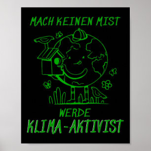 Werde Klimaaktivist Klimatjorden Global uppvärmnin Poster