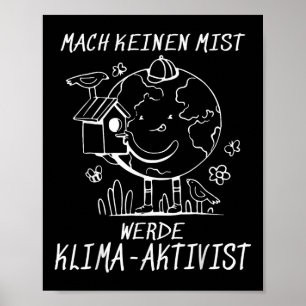 Werde Klimaaktivist Klimatjorden Global uppvärmnin Poster